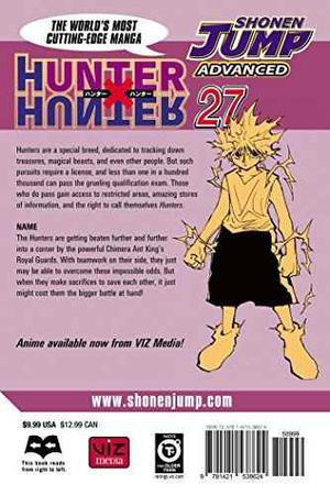 Libro De Manga Hunter X Hunter, Vol. 27