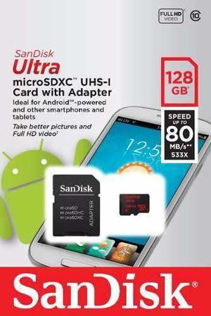 Memoria Micro Sd 128gb Sandisk Android Cmbs