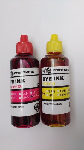 Tintas De Impresora, Printking 100 Ml En Colores Primarios