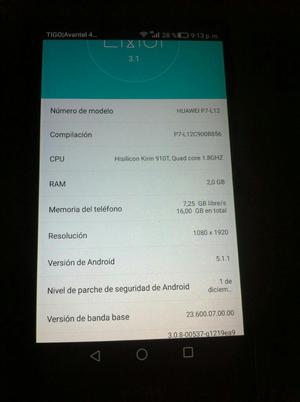 Vendo Cambio Huawei P7