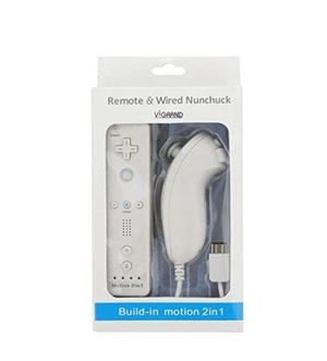 Blanco Incorporada Motion Plus Control Remoto Wii Controller