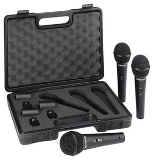 Estuche Con 3 Microfonos Vocales Behringer