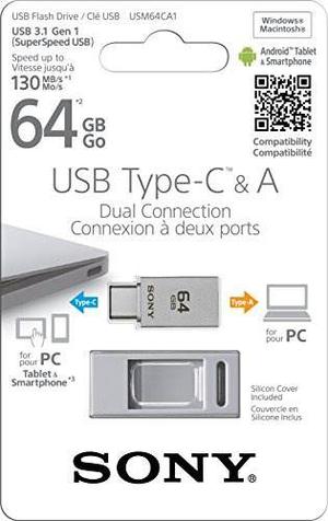 Memoria Usb Sony 64gb Flash Drive (usm64ca1/s)