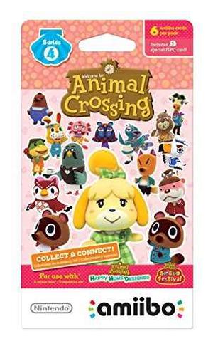 Nintendo Animal Crossing Amiibo Tarjetas Serie 4 Para Ninte