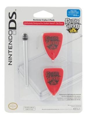 Nintendo Ds Guitar Hero On Tour - 3 Pack Stylus Rockstar