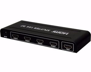 Splitter Hdmi 1x4 Full Hd Multiplicador Pantalla Video