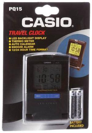 Despertador De Viaje Casio Pq15 - 1k