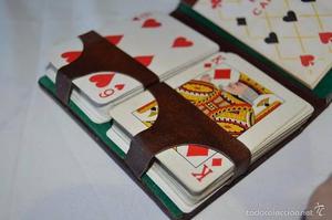 Juego Poker Casino Asar Estuche 100% Plastic Cartas 