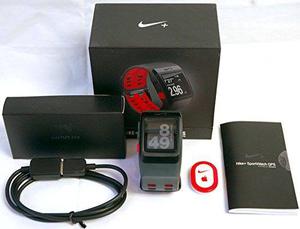 Nike Sport Reloj Gps Desarrollado Por Tomtom (negro / Rojo)