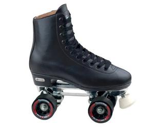 Patines Chicago Men's Leather Lined Rink Skate (size 7), Bla