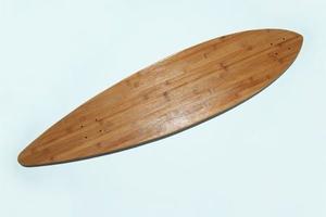 Pintail Longboard Cubierta De Bambú Del Patín De 44'' X