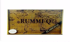 Rummi-q De Fichas Original Edicion De Lujo Caja En Madera