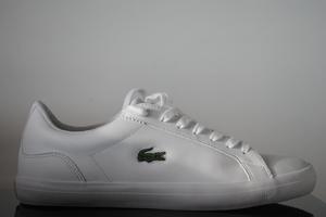 Zapatos Lacoste Lerond BL Para Hombre En Cuero Talla 7.5