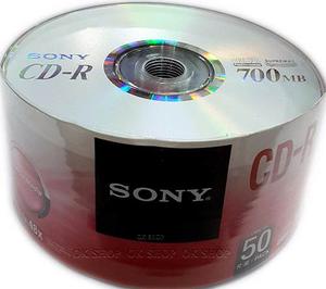 Cd Sony Virgen 700 Mb 80 Min Torre X50 Cds ¡ Original !