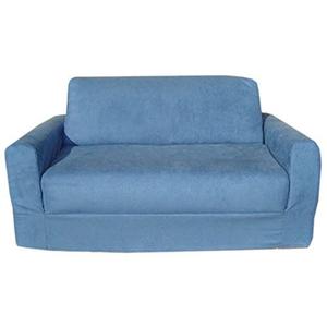 Diversión Mobiliario Sofá-cama, Azul Micro Suede