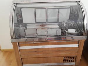 Mostrador refrigerado con almacenamiento