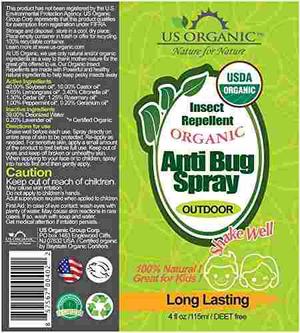 Us Organic Mosquito Repellent Anti Bug Outdoor Pump Sprays
