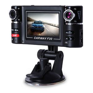 CAMARA F30, CARRO DUAL DOBLE, LENTE GIRATORIO, HD DVR VISION