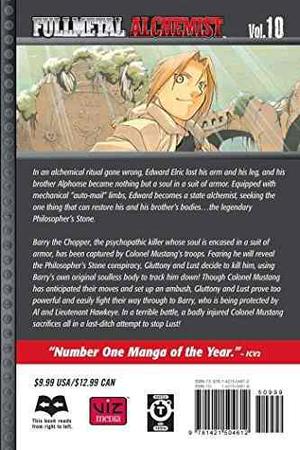 Libro De Manga Fullmetal Alchemist, Vol. 10