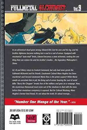 Libro De Manga Fullmetal Alchemist, Vol. 9