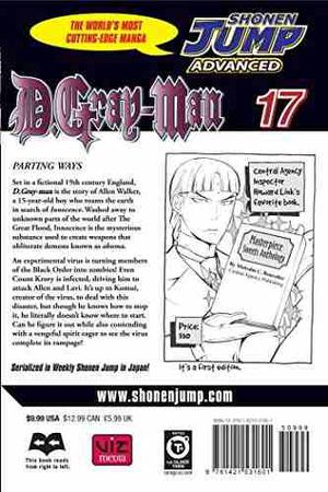 Libro Manga D. Gray-man, Vol. 17: Parting Ways