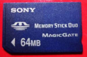 MEMORY STICK DUO SONY Magic Gate 64 MB