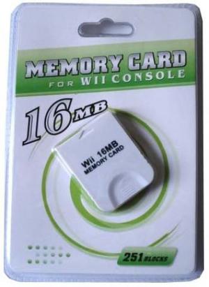 Nueva Tarjeta De Memoria 16mb Para Wii (consola Gamecube)