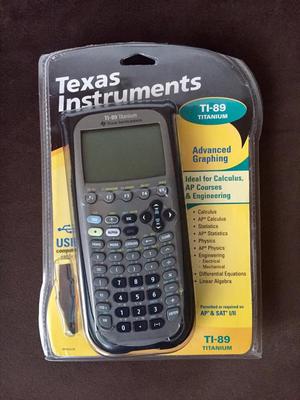 Texas Instruments TI-89 Titanium. Calculadora Graficadora.