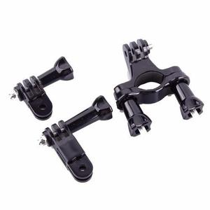 Base Soporte Montura Bicicleta Moto + 2 Pivote Para Gopro