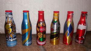 5 Botellitas De Coca Cola De Coleccion