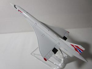 Avion Concorde British Airways Escala Metal 16cm Coleccion