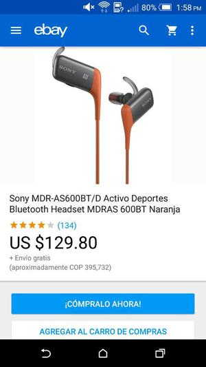 Cambio Audífonos Sony