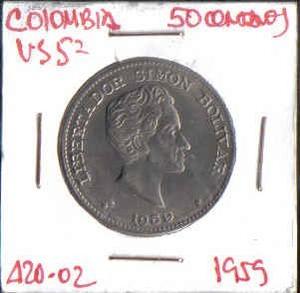 Colombia 50 Centavos  Jer