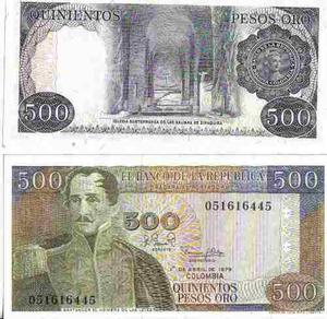 Colombia, 500 Pesos 1 Abr  Bgw390