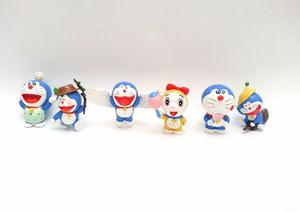 Doraemon El Gato Cósmico Colección X 6 Figuras