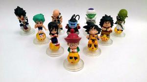 Dragon Ball Z Colección X 10 Figuras Sobre Esferas