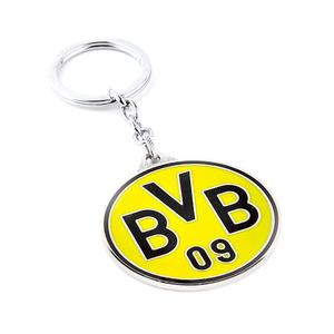 Llavero Metálico Borussia Dortmund Escudo Doble Cara