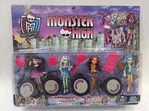 Monster High Set X 4 Muñecas