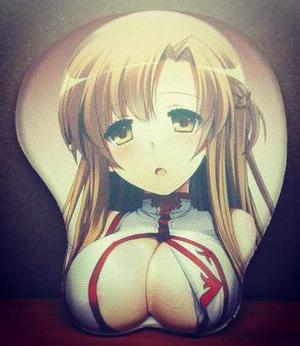 Mouse Pad Oppai Boobs 3d Asuna Sword Art Online