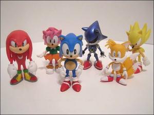 Sonic The Hedgehog Colección X 6 Figuras