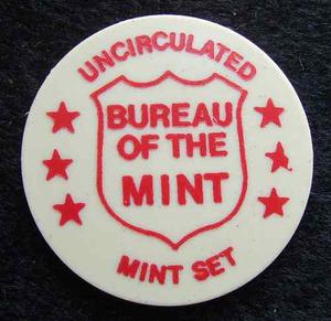 Token Medalla Usa Bureau Of The Mint Red-white