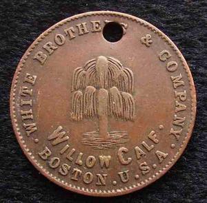 Token Medalla Usa Willow Calf Boston ´s Horseshoe