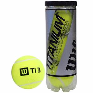 Pelotas Tenis Wilson Titanium 100% Bolas Original