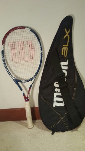 Raqueta Wilson Us Open Bolso Cuerdas Y Grip