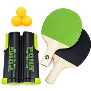 Set De Malla Raquetas Y Pelotas De Mesa De Tenis Brybelly