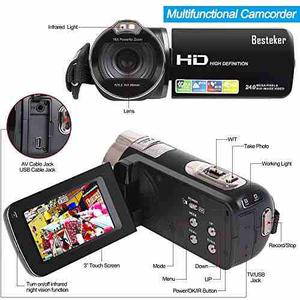 Video Camera Besteker Portable p 24mp 16x