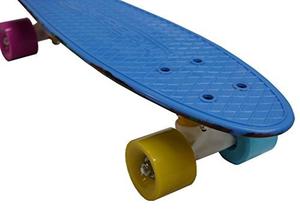 Patineta Skateboard Moboard Teñido En Azul