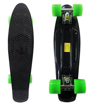 Tabla Para Longboard Rimable Complete 22 Skateboard (black