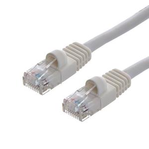 Blanco 25ft Cat5 Rj45 Cat5e Parche Cable De Red Ethernet 25