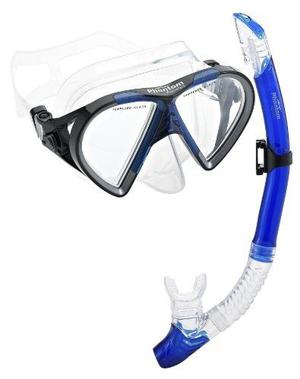 Careta Snorkel Set Buceo Color Azul Phantom Aquatics